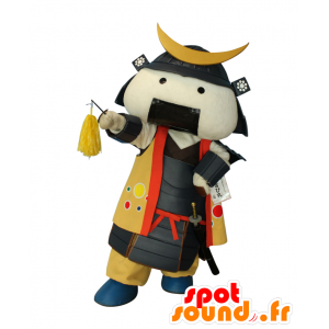 Samurai maskot i tradisjonell kjole - MASFR22248 - menneskelige Maskoter