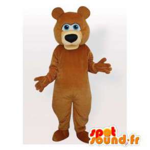 Brown bear mascot, customizable - MASFR006497 - Bear mascot
