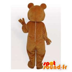 Mascotte d'ours marron, personnalisable - MASFR006497 - Mascotte d'ours