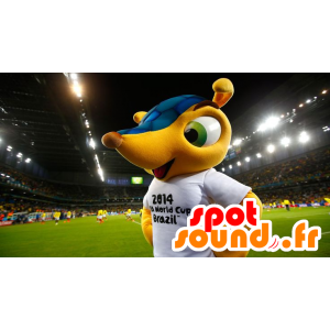 Mascotte fuleco famosa Coppa del Mondo 2014 Armadillo - MASFR22310 - Famosi personaggi mascotte