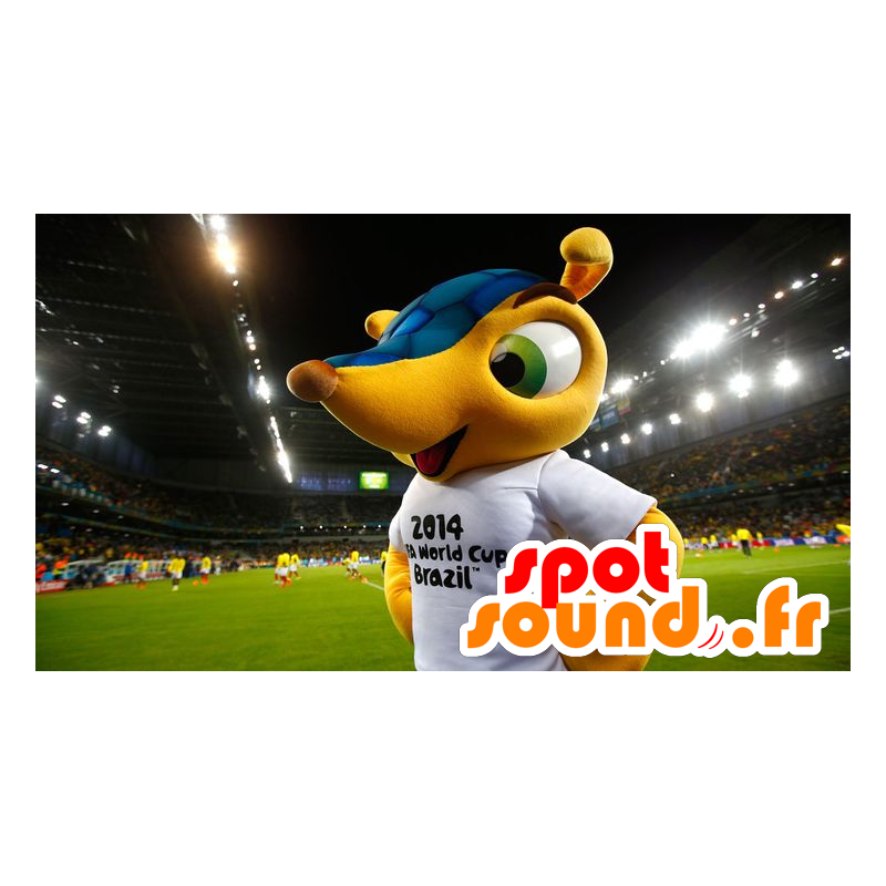 Mascotte fuleco famosa Coppa del Mondo 2014 Armadillo - MASFR22310 - Famosi personaggi mascotte