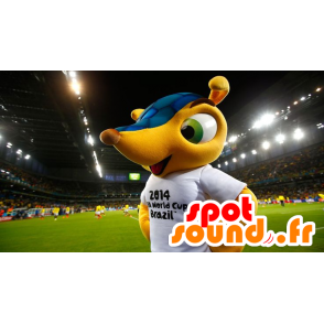 Mascotte de Fuleco, célèbre tatou de la coupe du monde 2014 - MASFR22310 - Mascottes Personnages célèbres