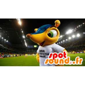 Μασκότ fuleco περίφημο Armadillo Παγκόσμιο Κύπελλο 2014 - MASFR22310 - διασημότητες Μασκότ
