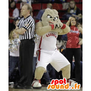 MASCOT béžová buldok sportovní - MASFR22322 - sportovní maskot