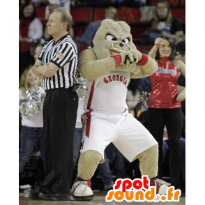 MASCOT béžová buldok sportovní - MASFR22322 - sportovní maskot