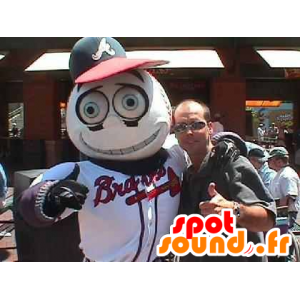 Baseballbollmaskot, i sportkläder - Spotsound maskot