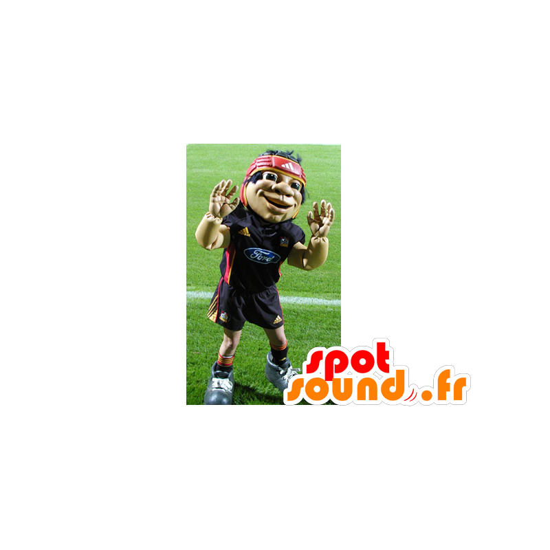 Mascot desportista do rugby - MASFR22386 - Mascotes homem