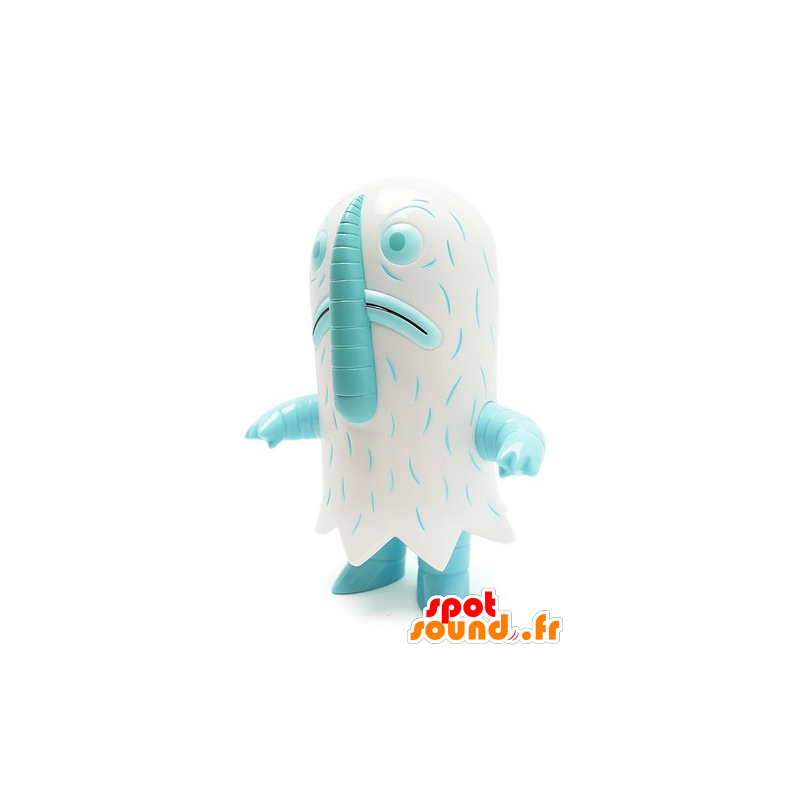 Spøgelsesmaskot, hvidt monster, yeti - Spotsound maskot kostume