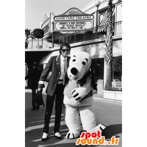 Snoopy μασκότ, διάσημη Comics λευκό σκυλί - MASFR22470 - Μασκότ Dog