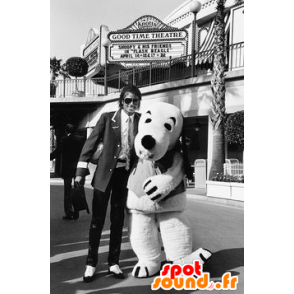 Snoopy Maskottchen berühmten weißen Hund BD - MASFR22470 - Hund-Maskottchen