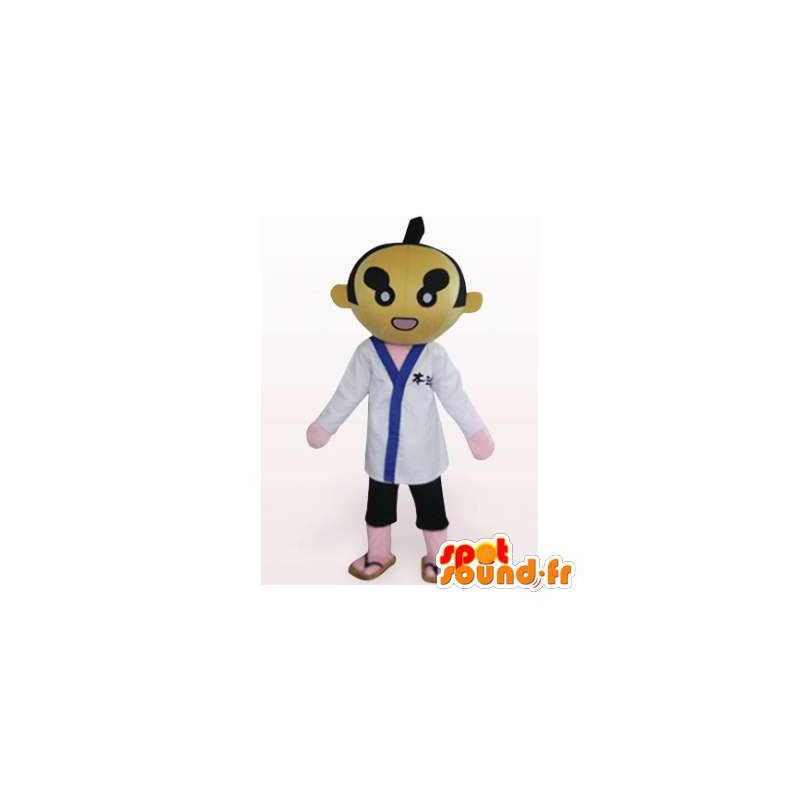 Mascotte d'Asiatique en kimono. Japonnais - MASFR006505 - Mascottes Homme