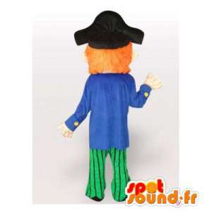 Mascotte de capitaine pirate. Costume de pirate - MASFR006506 - Mascottes de Pirates