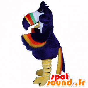 Mascotte de perroquet multicolore, de toucan - MASFR22519 - Mascotte d'oiseaux