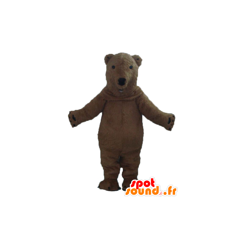 Brown bear mascot, beautiful and realistic - MASFR22602 - Bear mascot