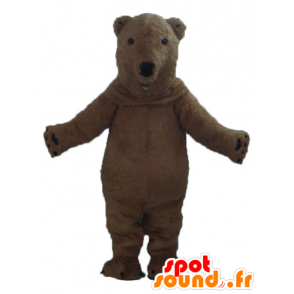 Brown bear mascot, beautiful and realistic - MASFR22602 - Bear mascot