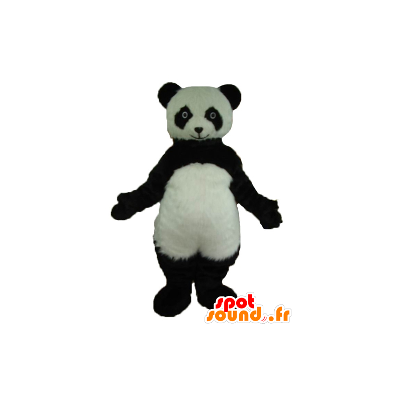 Mascot black and white panda, very realistic - MASFR22604 - Mascot of pandas