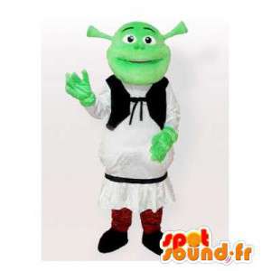 Shrek mascot, cartoon character famous - MASFR006509 - Mascots Shrek