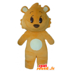 Anaranjado y blanco de peluche mascota, el travieso - MASFR22622 - Oso mascota