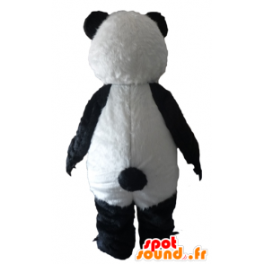 Blanco y negro de la mascota de la panda con grandes garras - MASFR22623 - Mascota de los pandas