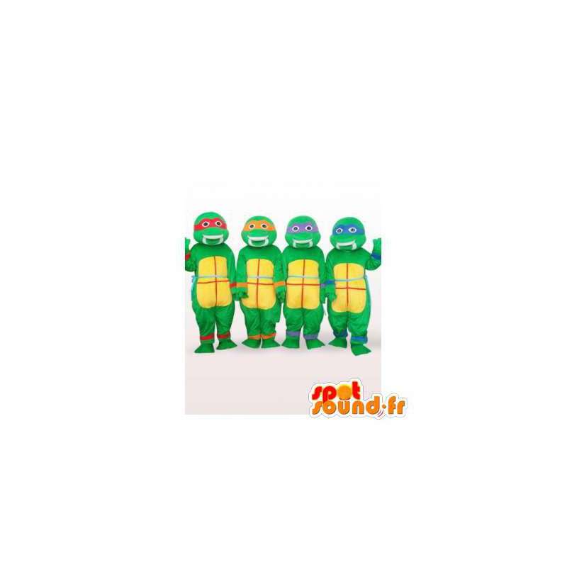 Maskoter av Ninja Turtles, skilpadder berømte tegneserie - MASFR006511 - Turtle Maskoter