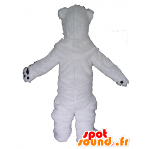 Mascot polar bear white, very impressive and realistic - MASFR22629 - Bear mascot