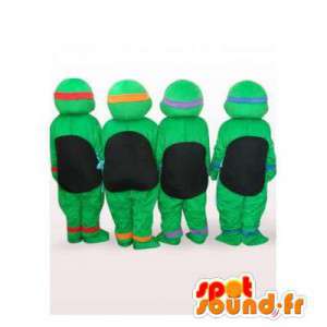 Mascottes des Tortues Ninja, célèbres tortues de dessin animé - MASFR006511 - Mascottes Personnages célèbres