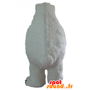 Mascotte d'ours blanc, d'ours polaire, gros et poilu - MASFR22642 - Mascotte d'ours