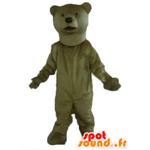 Mascotte d'ours marron, géant et très réaliste - MASFR22643 - Mascotte d'ours