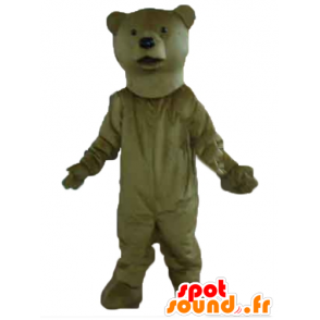茶色のクマのマスコット、巨大で非常にリアル-MASFR22643-クマのマスコット