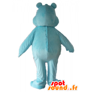 La mascota de los osos de azul y blanco con piruletas - MASFR22654 - Oso mascota