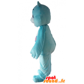 Mascot Nese modré a bílé, s lízátka - MASFR22654 - Bear Mascot