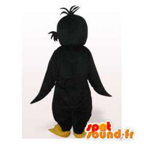 Svartvitt pingvinmaskot. Penguin kostym - Spotsound maskot