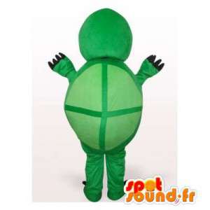 Mascot tartaruga verde e amarelo. Costume Turtle - MASFR006516 - Mascotes tartaruga