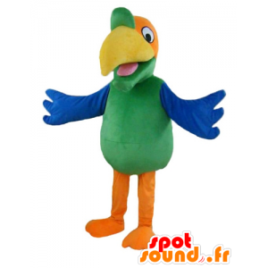 Mascotte de joli perroquet très coloré - MASFR22688 - Mascottes de perroquets