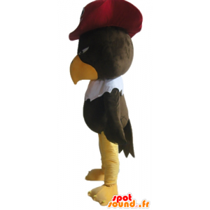 Mascote águia, vautour marrom com um chapéu de pirata - Aves mascote - MASFR22698 - SpotSound.fr