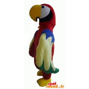 Mascot parrot pretty red, green, blue and yellow - MASFR22699 - Mascots of parrots