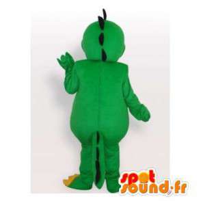 All green dragon mascot. Dinosaur Costume - MASFR006518 - Dragon mascot