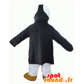 Maskot tukan, papoušek černá, bílá a žlutá - MASFR22704 - Maskoti papoušci