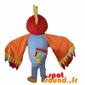 Mascot veelkleurige vogel met veren op het hoofd - MASFR22710 - Mascot vogels