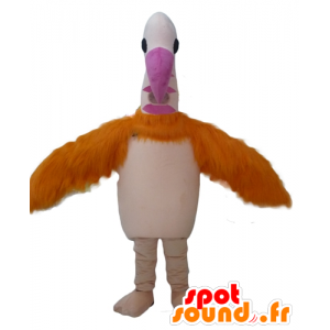 Flamingo mascot, giant ostrich - MASFR22711 - Mascot of birds