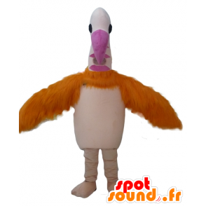 Flamingo mascote, avestruz gigante - MASFR22711 - aves mascote