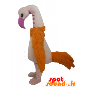 Flamingo maskotka, gigant strusia - MASFR22711 - ptaki Mascot