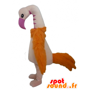 Flamingo mascote, avestruz gigante - MASFR22711 - aves mascote