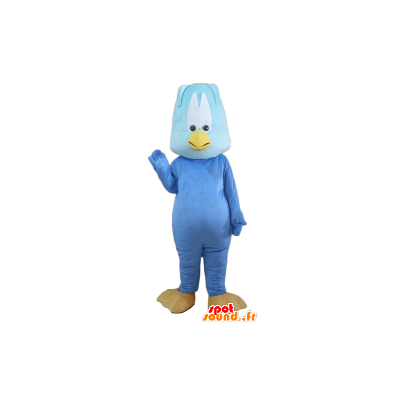 Mascot blau chick, Riesen und lustige - MASFR22717 - Maskottchen der Vögel