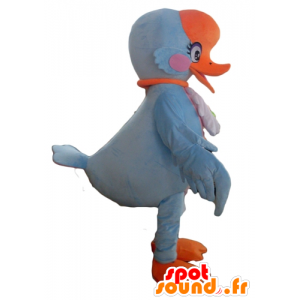 Mascotte Bluebird, arancio e rosa, molto carina - MASFR22718 - Mascotte degli uccelli