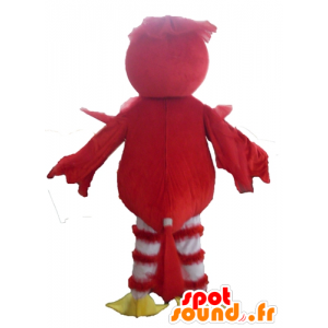 Maskot červený pták, žluté a bílé kachna - MASFR22719 - maskot kachny