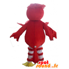 Mascot rode vogel, gele en witte eend - MASFR22719 - Mascot eenden