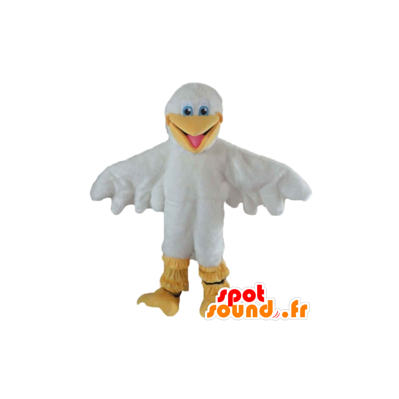 Mascot gaivota, branco e pato amarelo - MASFR22723 - patos mascote