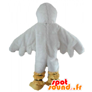 Mascot Möwe, Weiß und Gelb Ente - MASFR22723 - Enten-Maskottchen