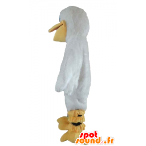 Mascot racek, bílé a žluté kachna - MASFR22723 - maskot kachny